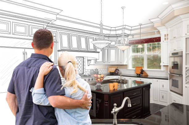 Professional Kitchen Flooring technician working in Elmwood, WI